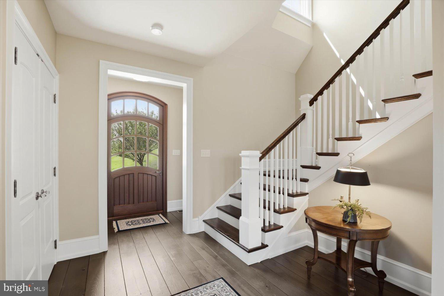 128 Kindts Corner Road Shoemakersville, PA 19555 - Photo 14 of 75 a view of entryway with wooden floor and stairs