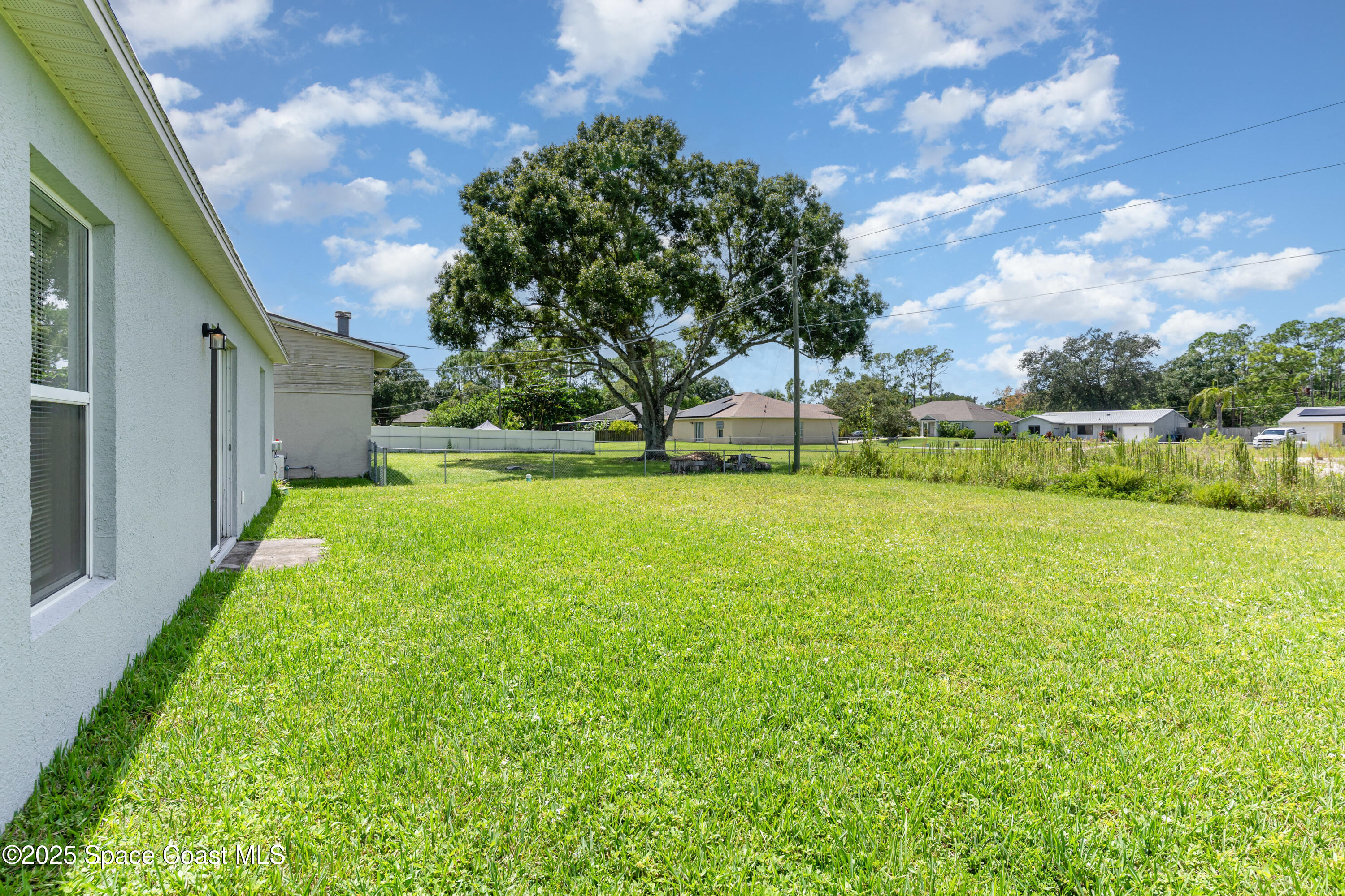 774 Fletcher Road Southeast Palm Bay, FL 32909 - Photo 17 of 20 a view of a garden with an outdoor space