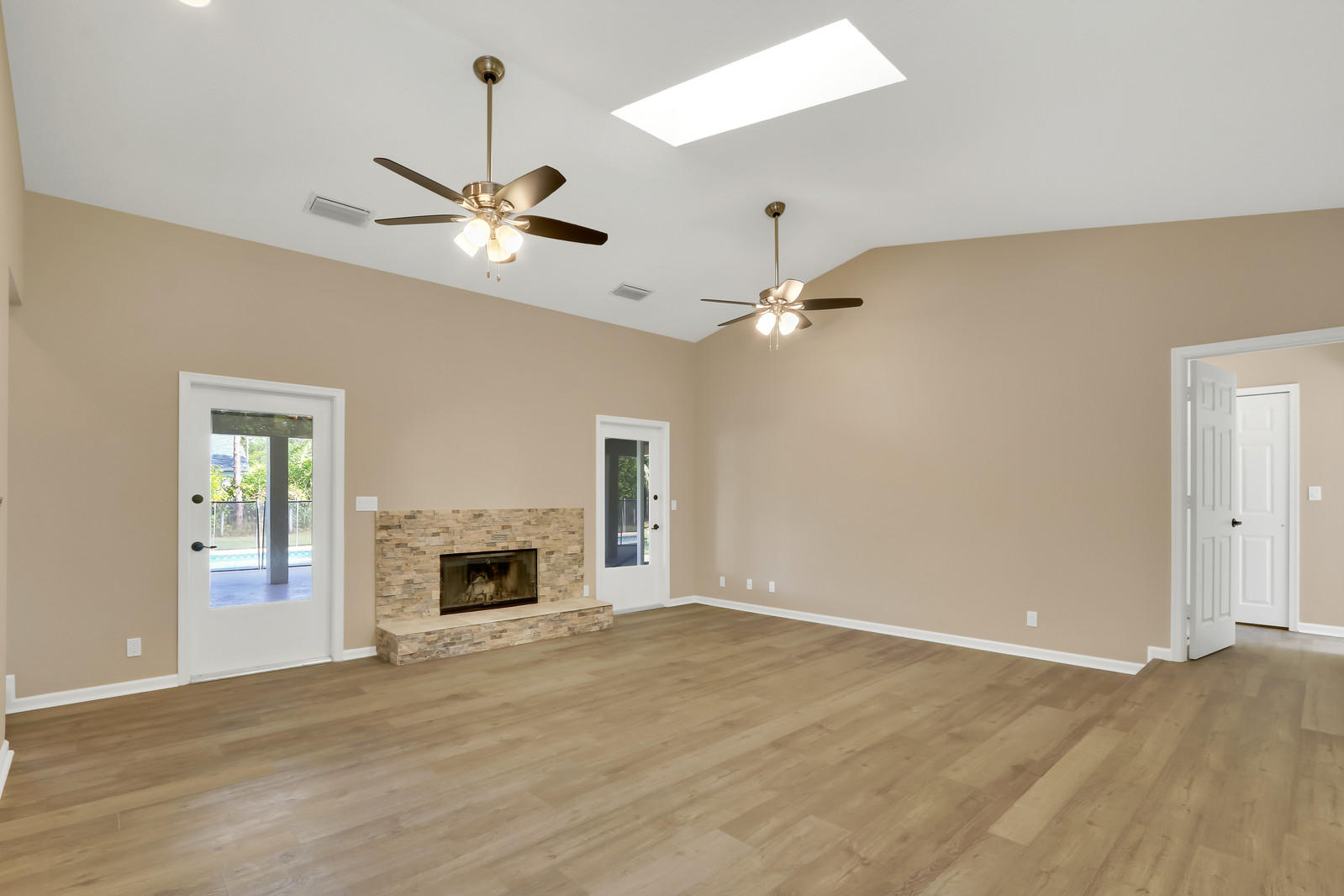 13391 153rd Road North Jupiter, FL 33478 - Photo 4 of 40 living room with fireplace