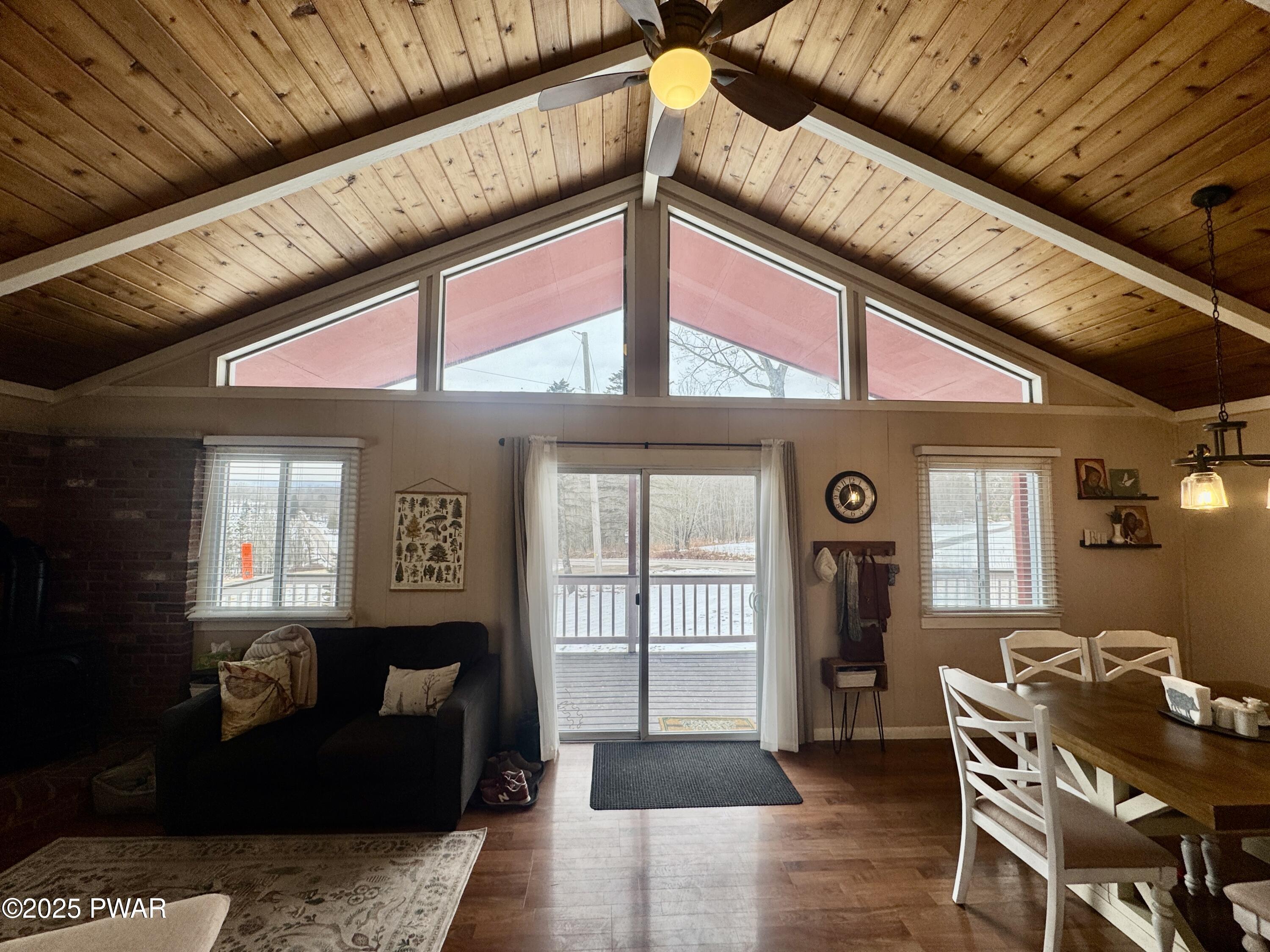 360 South Baker Road Waymart, PA 18472 - Photo 6 of 35 a living room with furniture and wooden floor