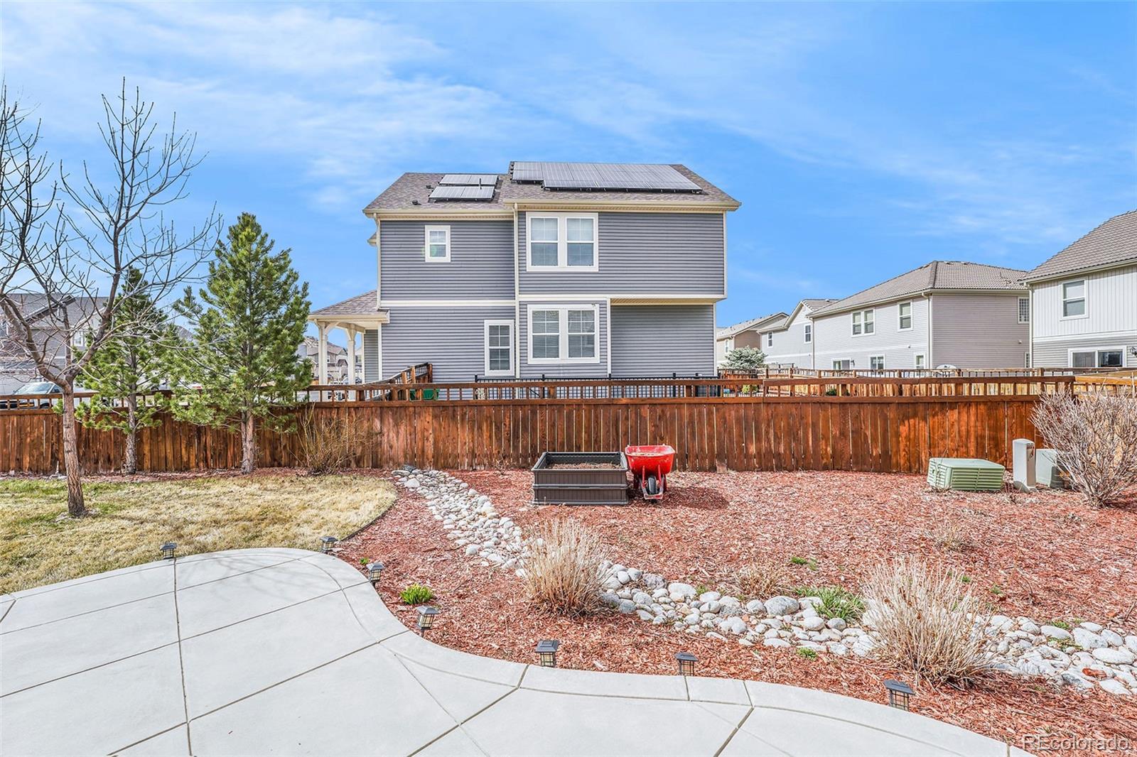 1822 Coach House Loop Castle Rock, CO 80109 - Photo 10 of 35 a front view of a house with a yard