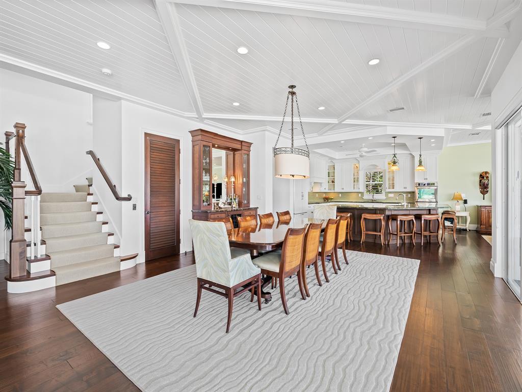 2898 Northeast 26th Street Fort Lauderdale, FL 33305 - Photo 14 of 77 a dining room with furniture and wooden floor