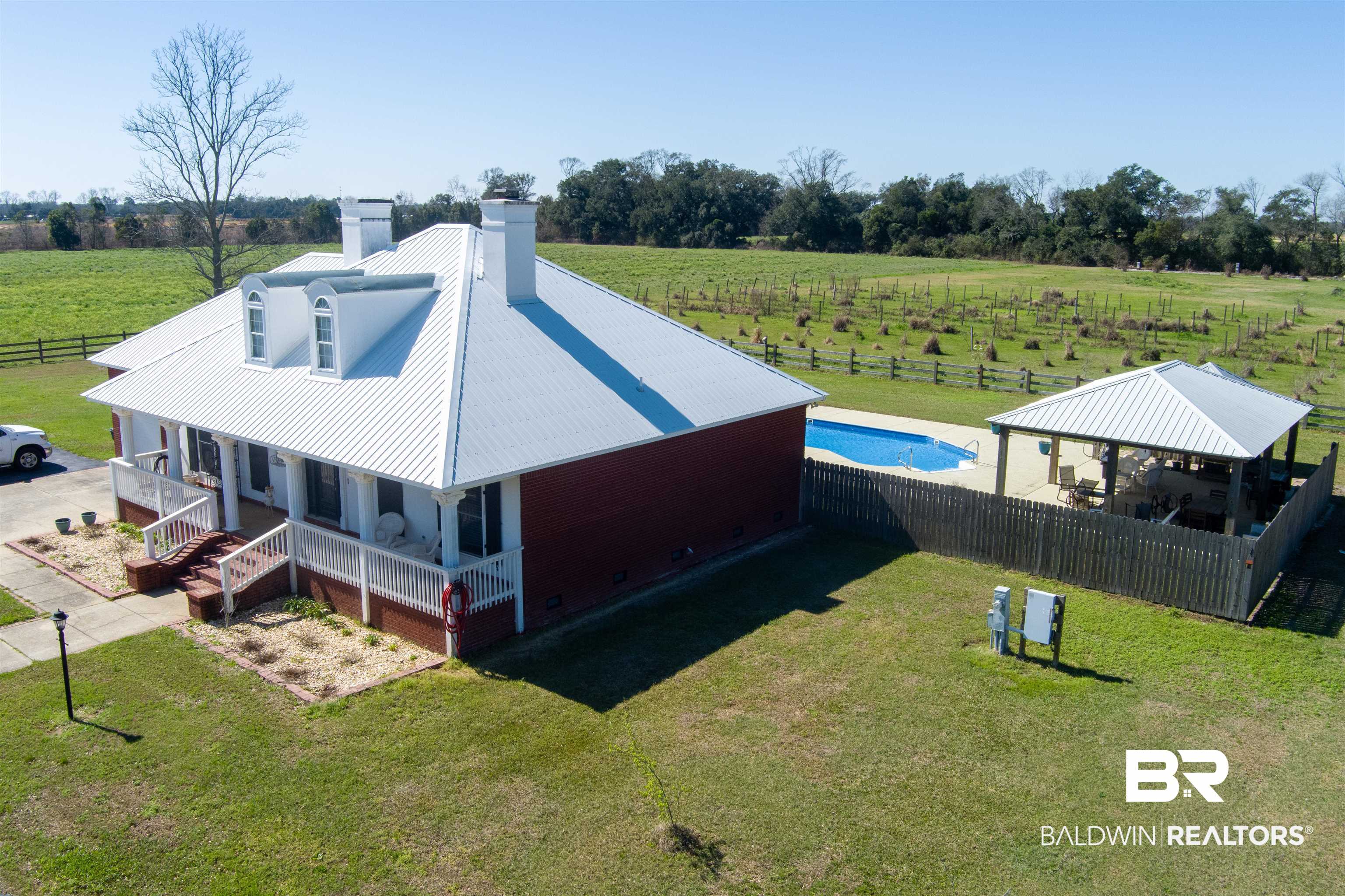 15165 Daugherty Road Foley, AL 36535 - Photo 3 of 70 Drone / aerial view featuring a rural view