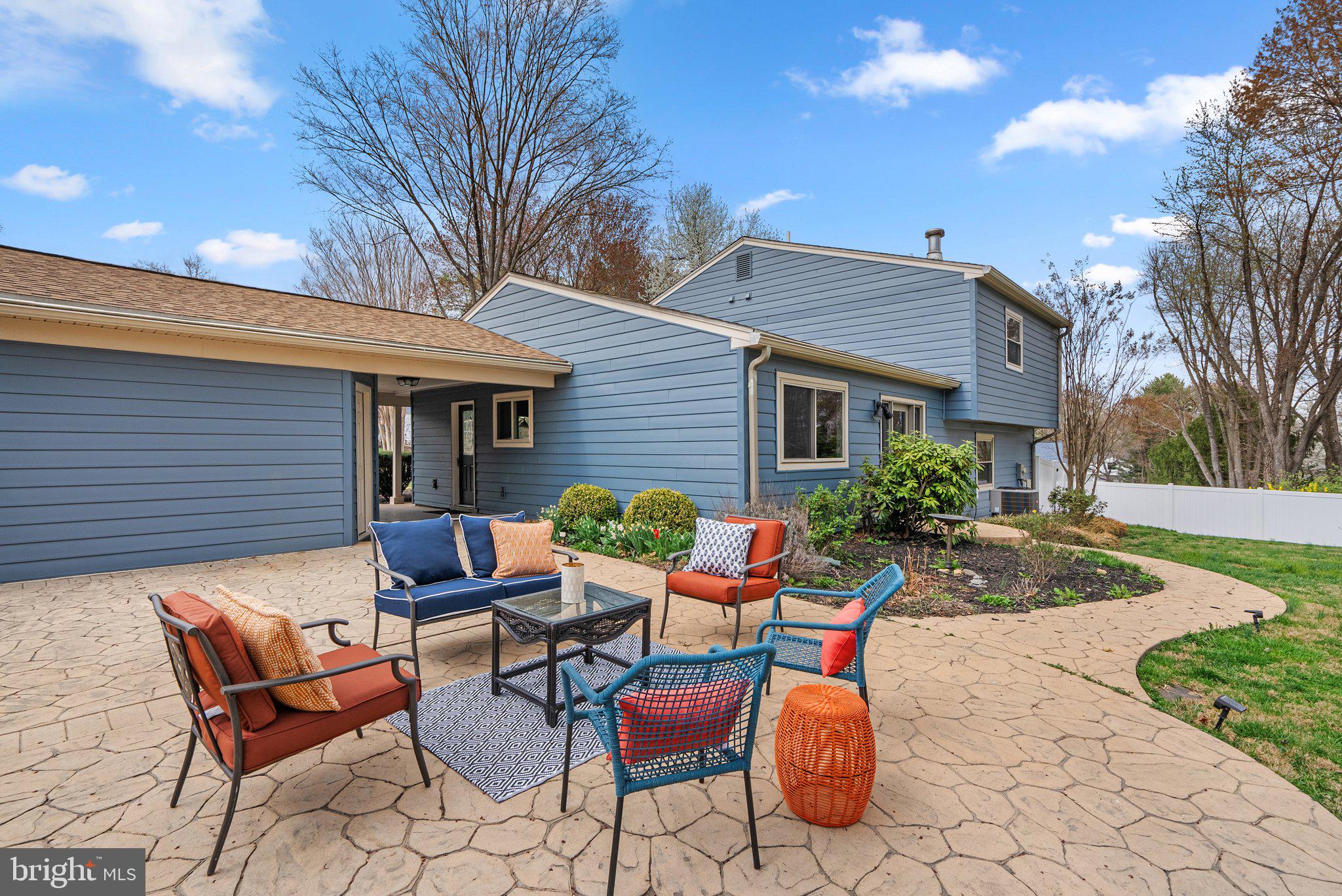 9828 Moyer Road Damascus, MD 20872 - Photo 41 of 46 a backyard of a house with outdoor seating