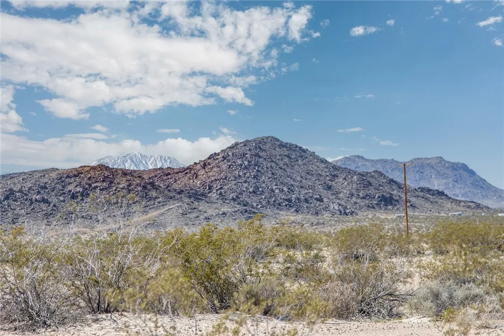 0 Winters Road Joshua Tree, CA 92252 - Photo 16 of 17 a view of a dry yard with mountains in the background