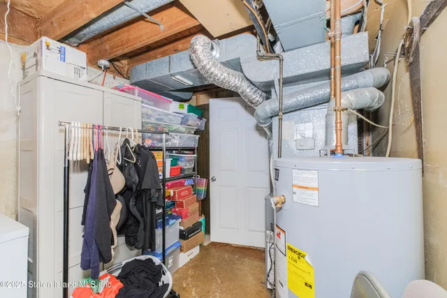 a view of storage and utility room