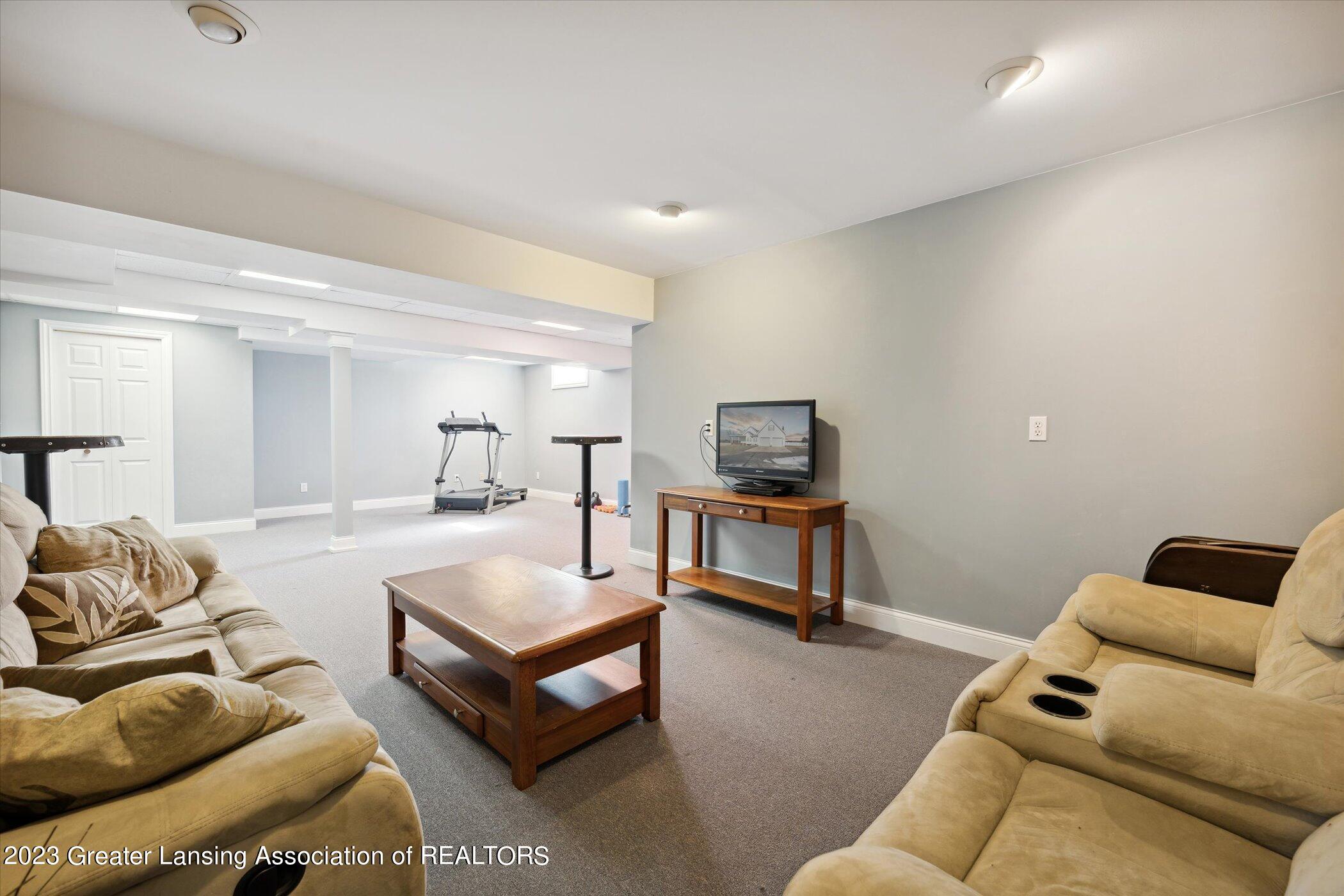 7170 North Williams Road St. Johns, MI 48879 - Photo 34 of 70 Lower Level Family Room