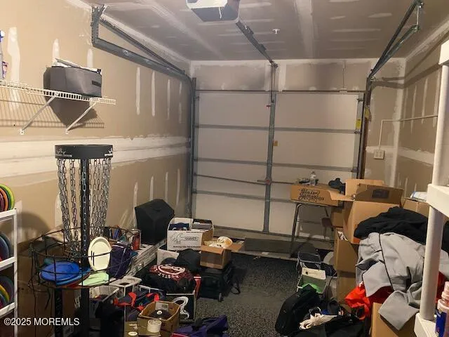 a room with gym equipment