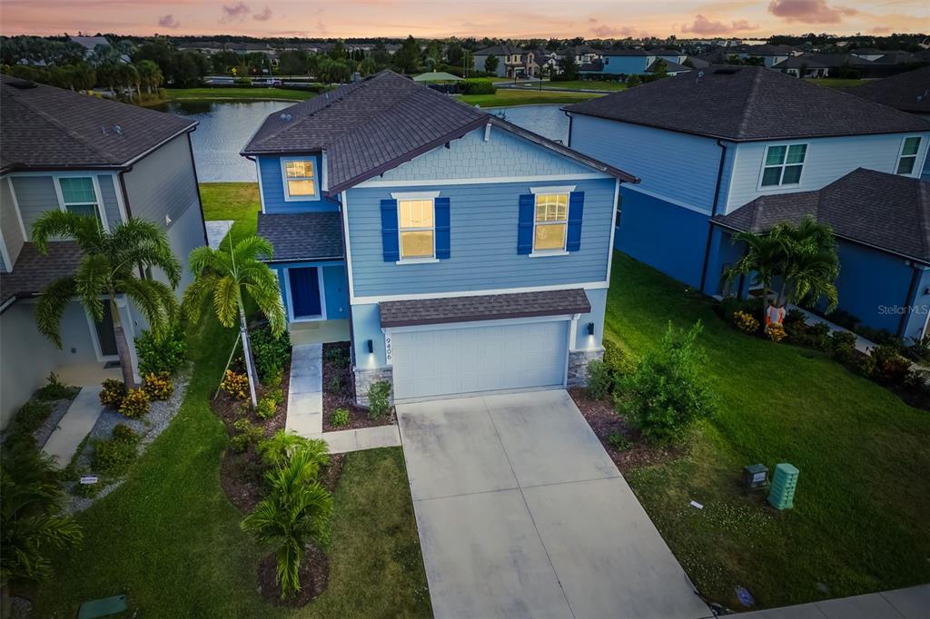 9406 Lamine Way Parrish, FL 34219 - Photo 67 of 74 a aerial view of a house with a yard