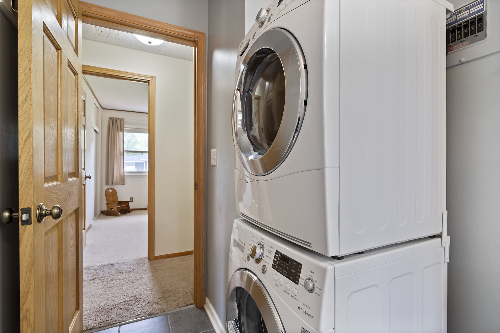 10 Durango Road Montgomery, IL 60538 - Photo 16 of 21 a view of a storage and utility room with washer and dryer