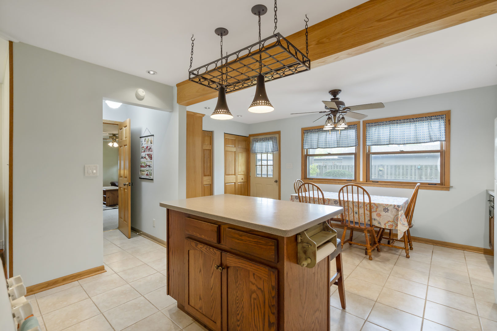 10 Durango Road Montgomery, IL 60538 - Photo 8 of 21 a dining hall with stainless steel appliances granite countertop a sink and a refrigerator