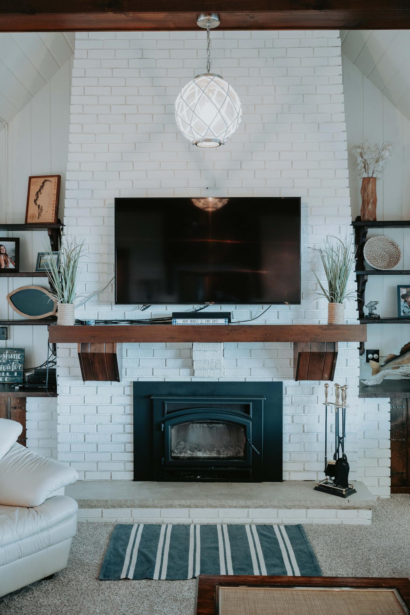 N9598 Winnebago Park Road Calumet, WI 54937 - Photo 15 of 66 Stunning Fireplace