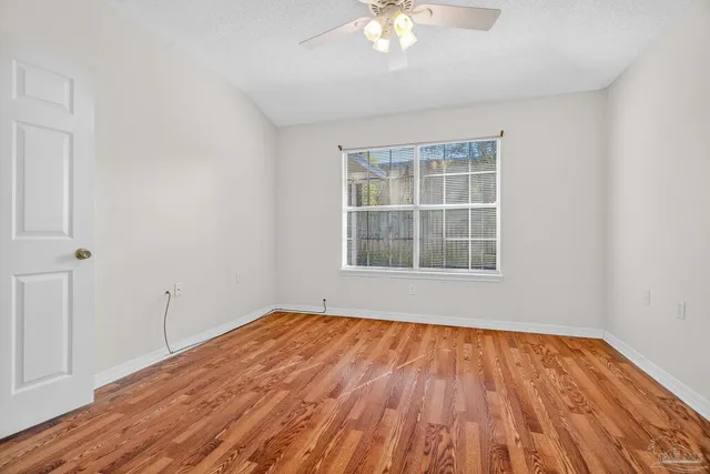 wooden floor in an empty room