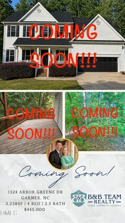 $445,000 | 1324 Arbor Greene Drive, Garner, NC 27529