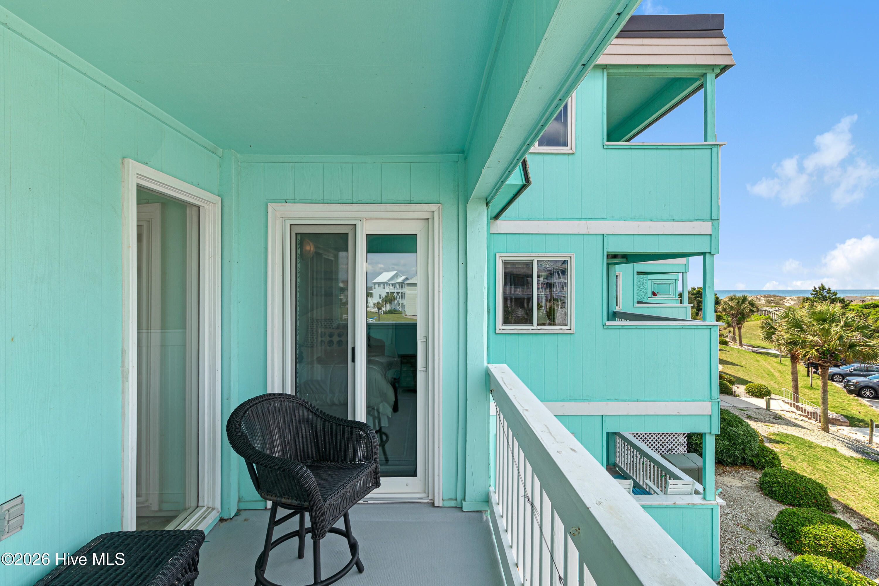 301 Commerce Way, Unit 255 SEA SPRAY Atlantic Beach, NC 28512 - Photo 17 of 33 Covered deck with ocean view