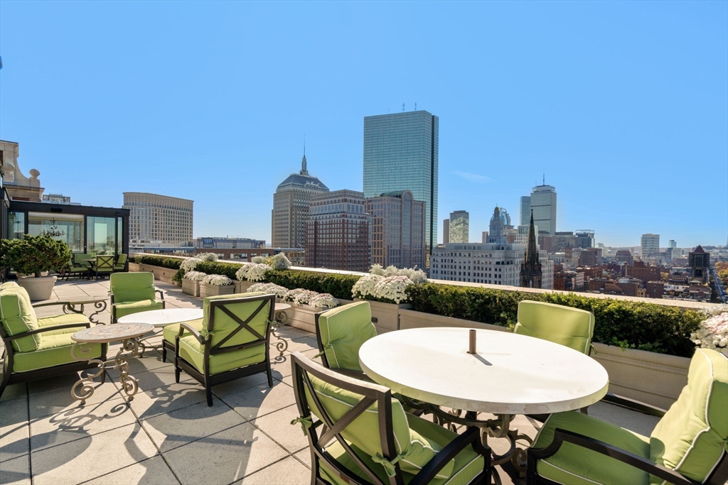 2 Commonwealth Avenue, Unit PH 3/4 Boston, MA 02215 - Photo 11 of 29 a terrace of a house with outdoor seating