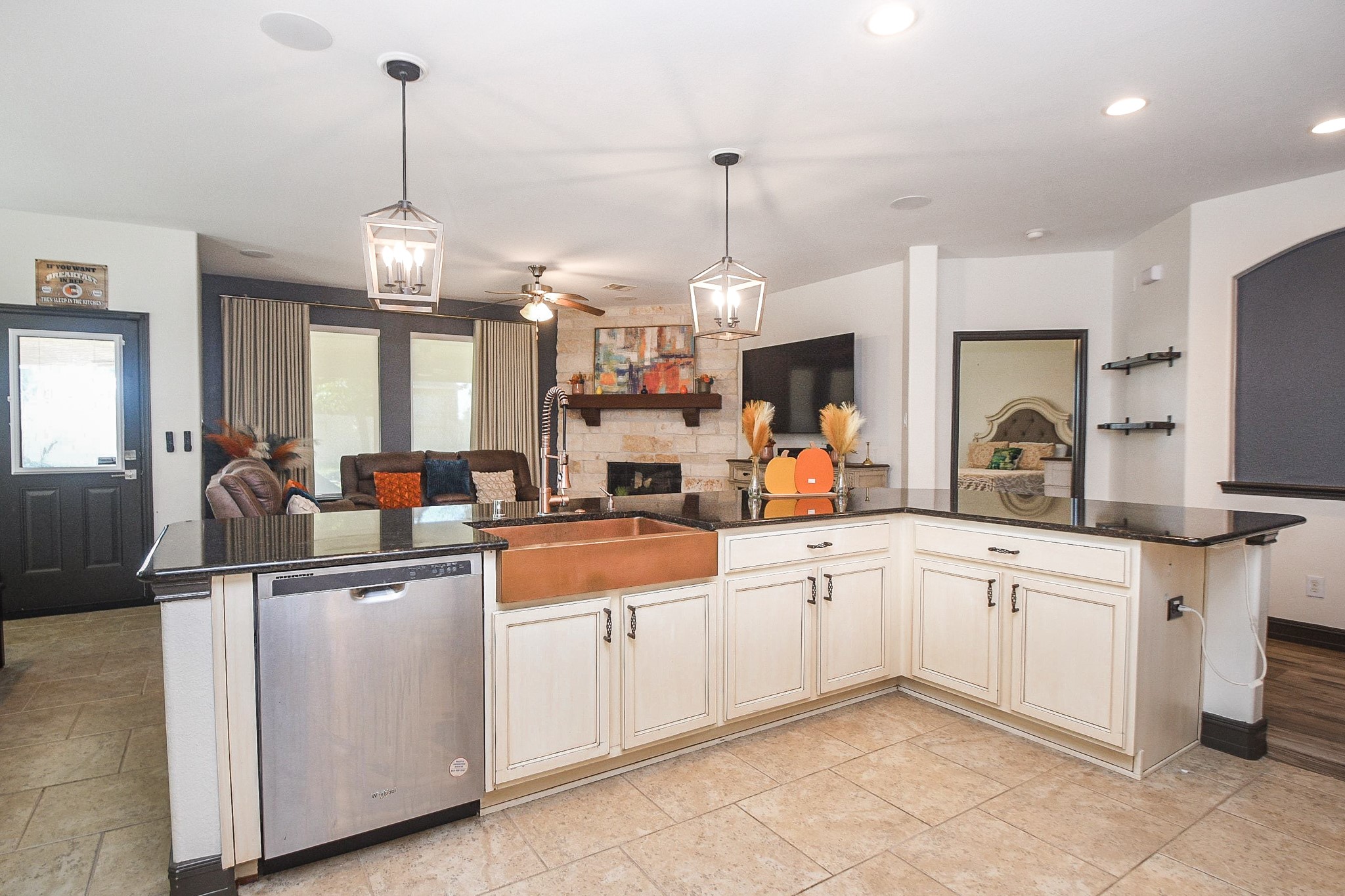 4331 Estes Ridge Lane Katy, TX 77493 - Photo 15 of 42 a kitchen with sink and white cabinets