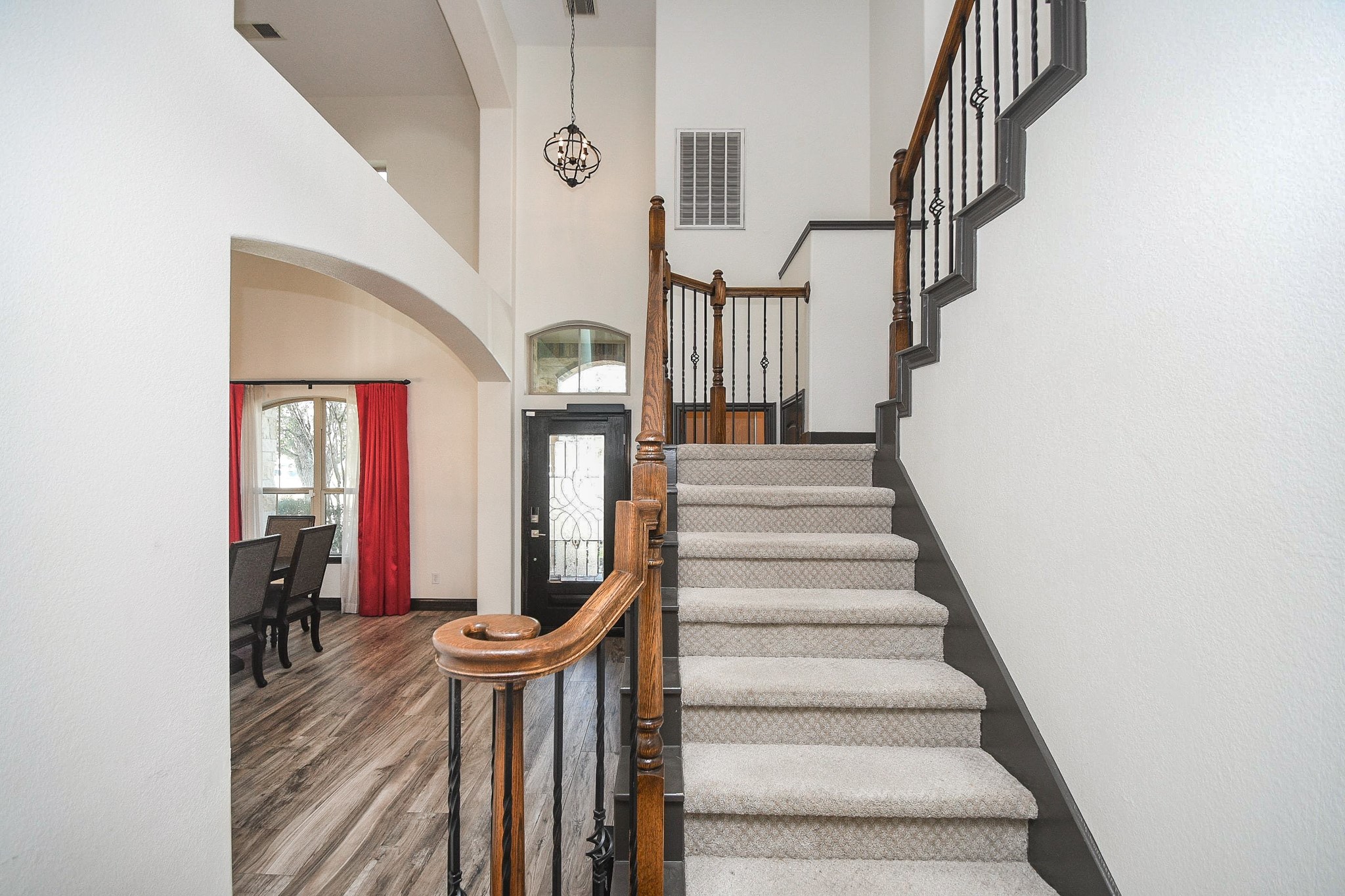 4331 Estes Ridge Lane Katy, TX 77493 - Photo 25 of 42 a view of entryway and hall with wooden floor