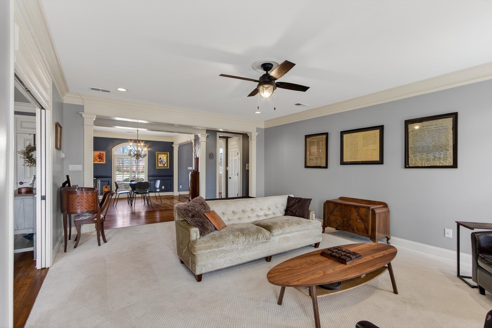 2283 Shrewsbury Run East Collierville, TN 38017 - Photo 35 of 40 a living room with furniture and a rug