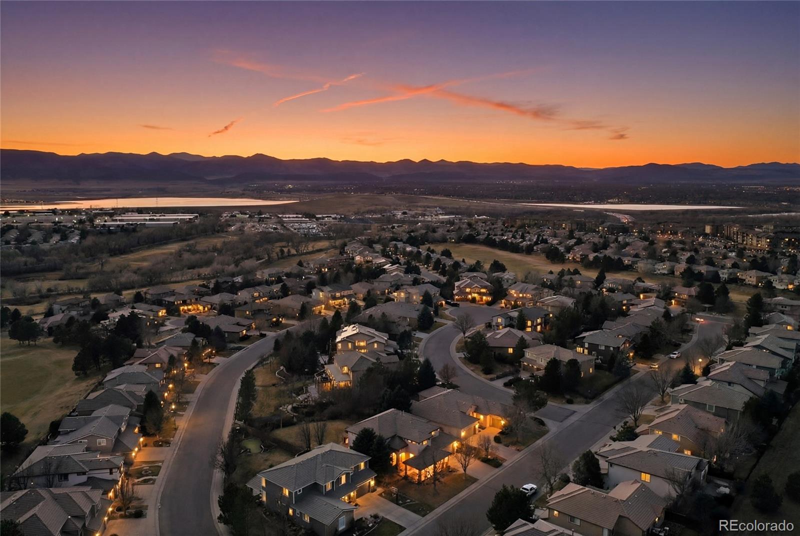 8967 Hunters Way Highlands Ranch, CO 80129 - Photo 12 of 50 an aerial view of multiple house