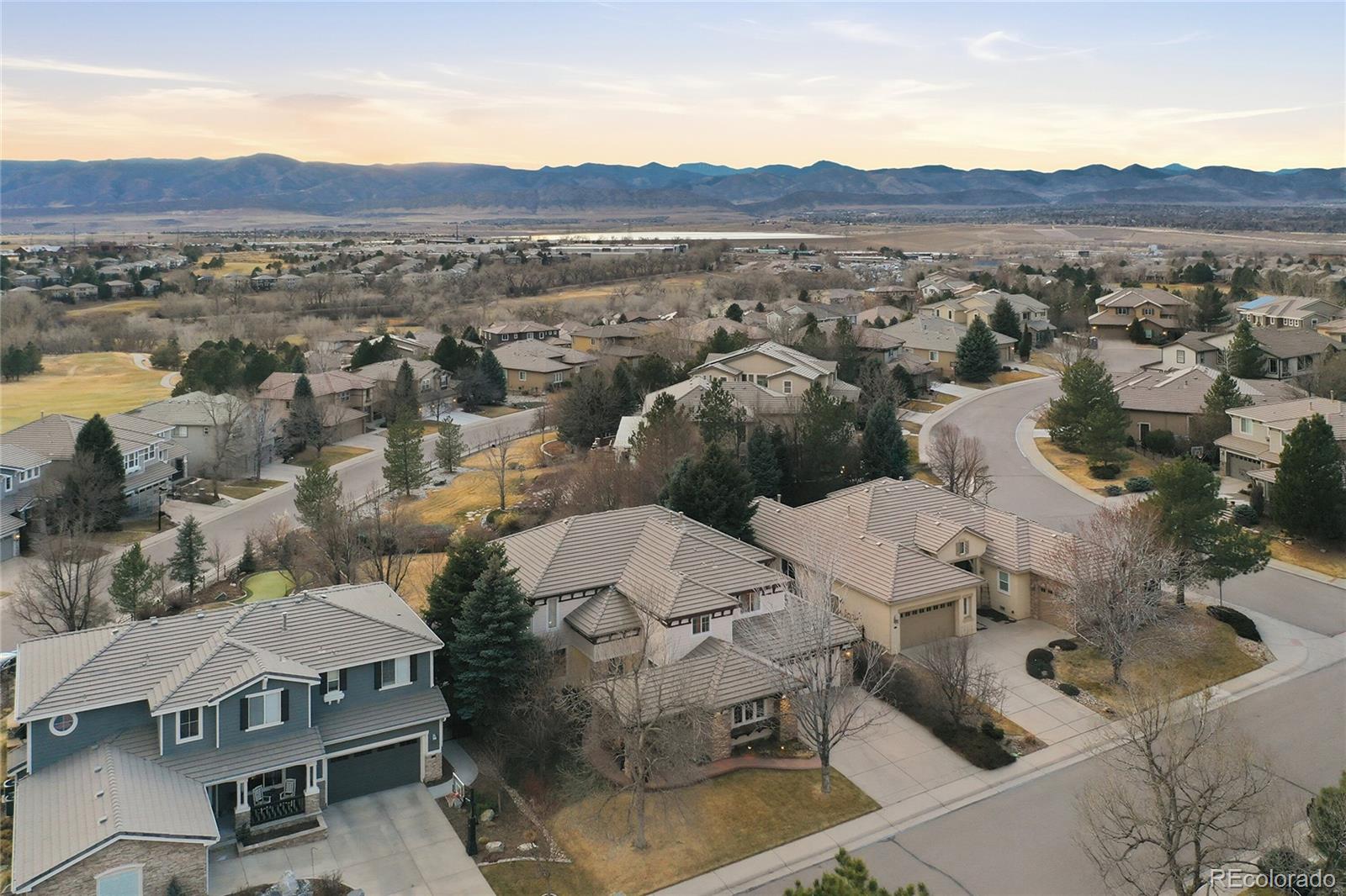 8967 Hunters Way Highlands Ranch, CO 80129 - Photo 13 of 50 an aerial view of multiple house