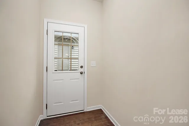 a view of front door