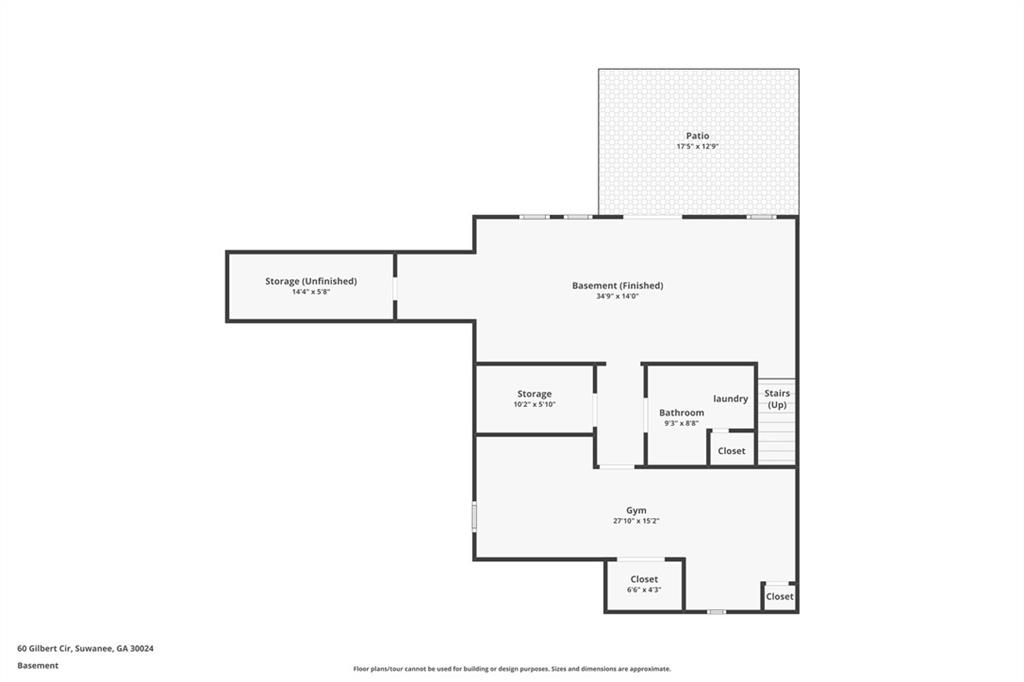 60 Gilbert Circle Northeast Suwanee, GA 30024 - Photo 46 of 47 a picture of floor plan