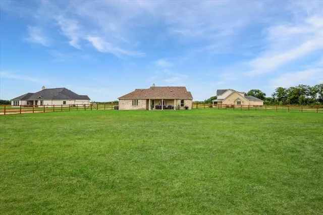 view of a small yard