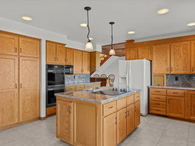 a view of city from a balcony