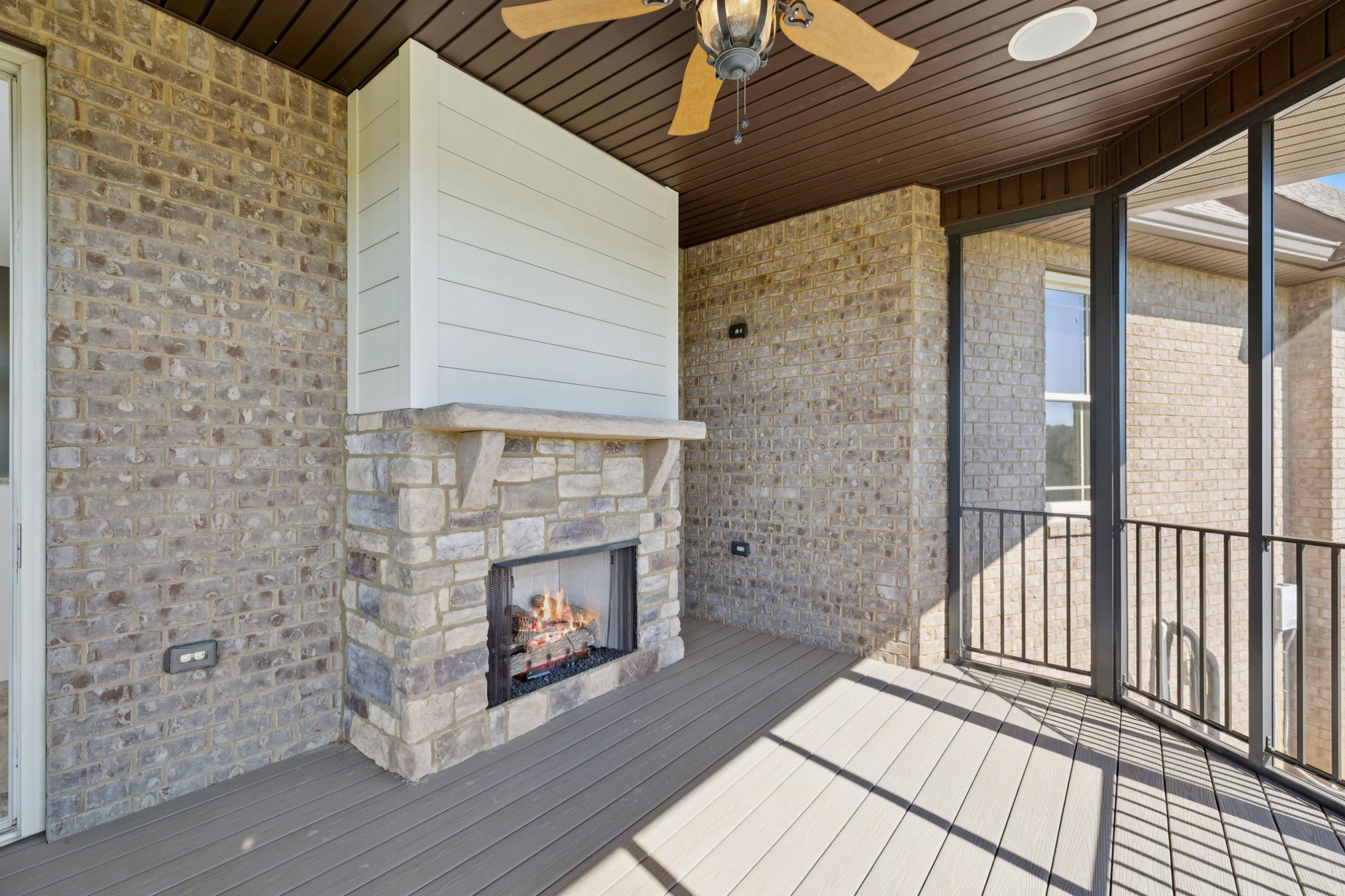 105 Barbara Spears Road Morrison, TN 37357 - Photo 13 of 55 a view of a livingroom with wooden floor and a fireplace