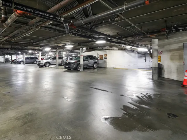 a car parked in front of a building