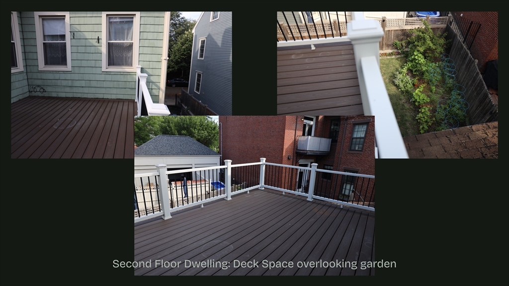 59 Washington Street Boston, MA 02129 - Photo 9 of 15 two view of deck with patio