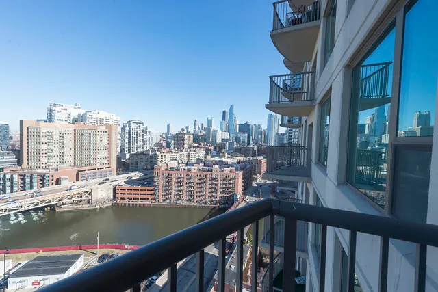 a view of swimming pool from a balcony