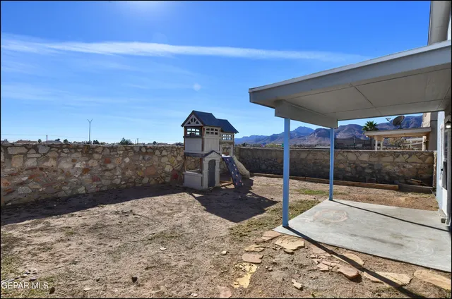 a view of city and mountain