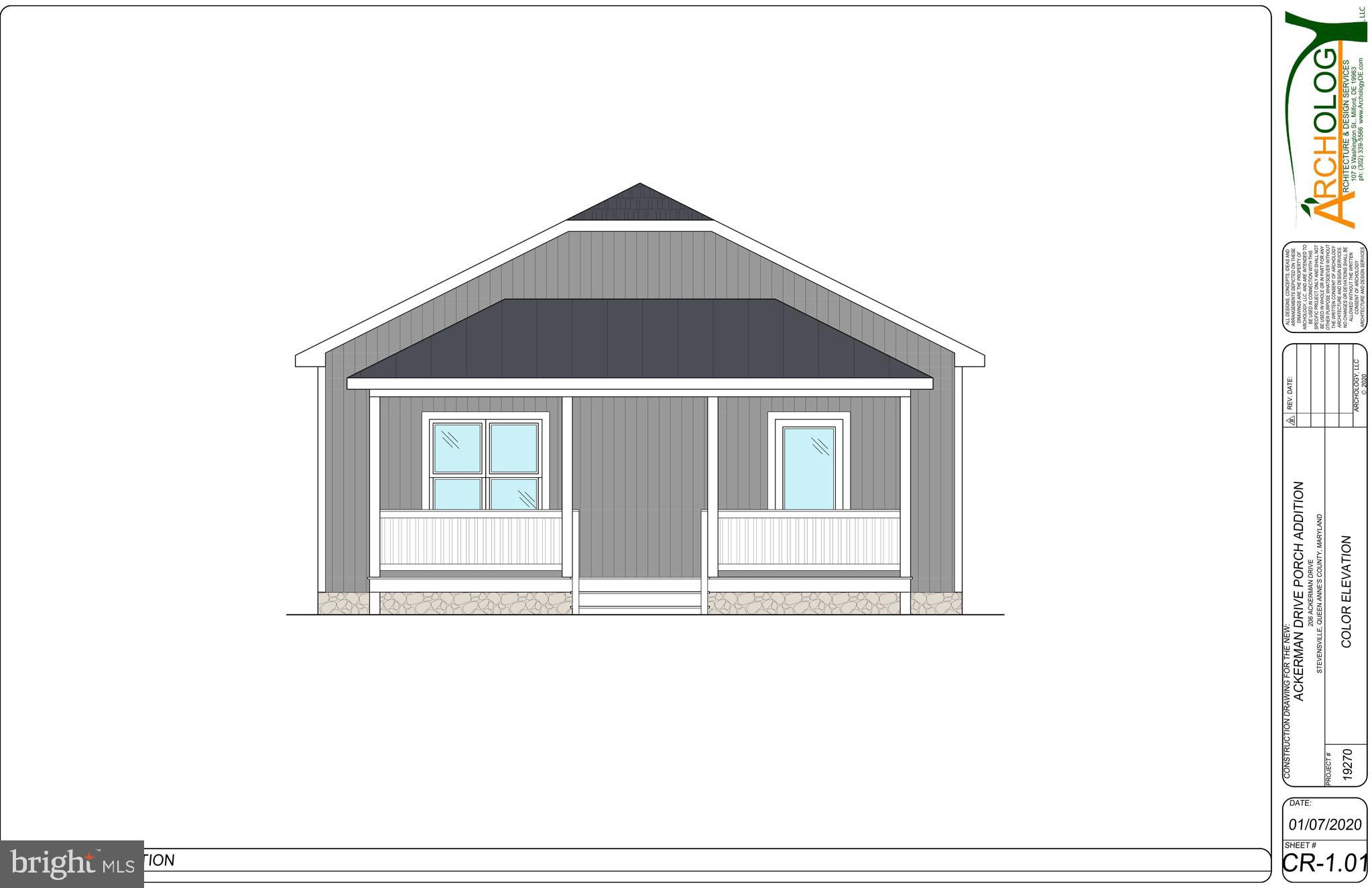 115 Cecil Road Stevensville, MD 21666 - Photo 2 of 9 New Construction - Ranch with front porch