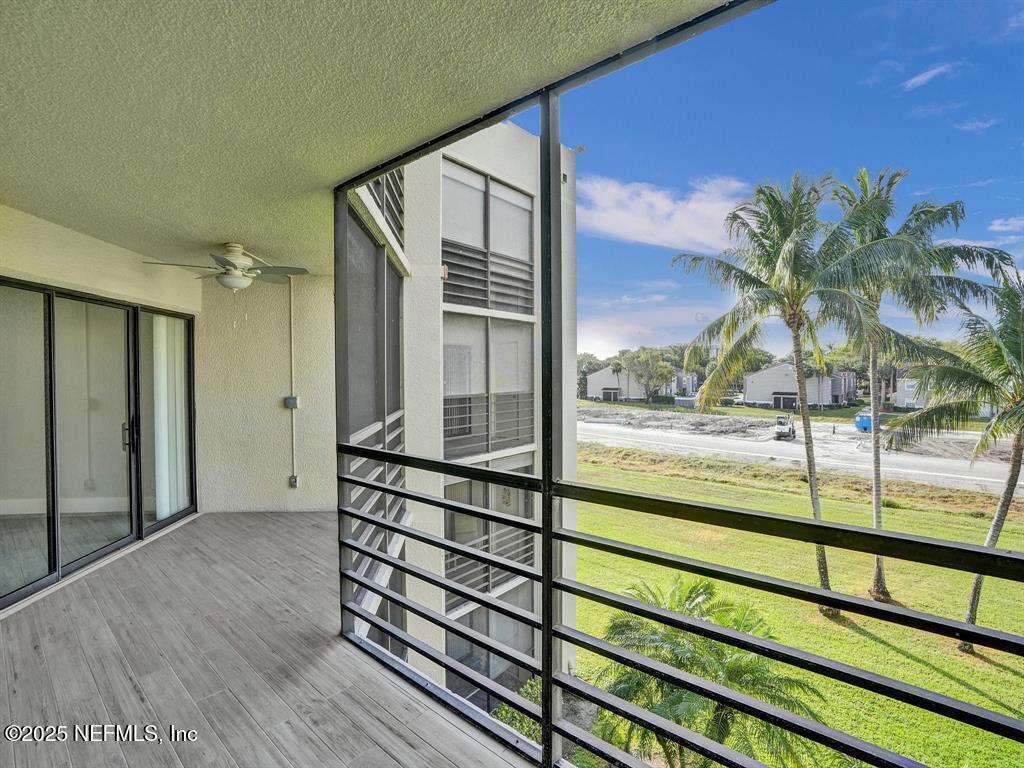 5851 Camino Del Sol, Unit 305 Boca Raton, FL 33433 - Photo 36 of 47 a view of a balcony with ocean view