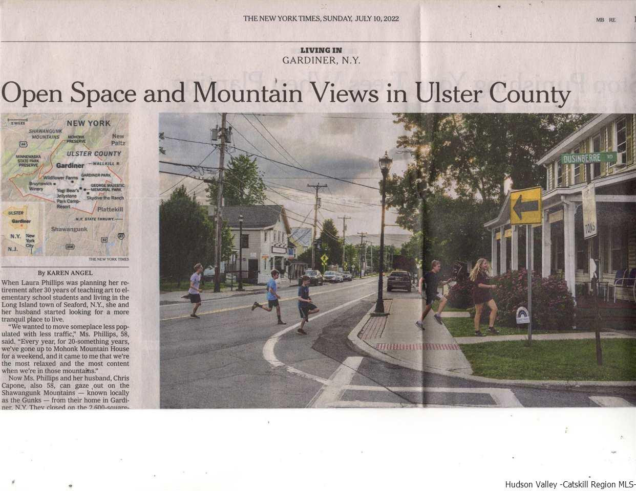 144 Burnt Meadows Road Gardiner, NY 12525 - Photo 30 of 31 a front view of a building with garden