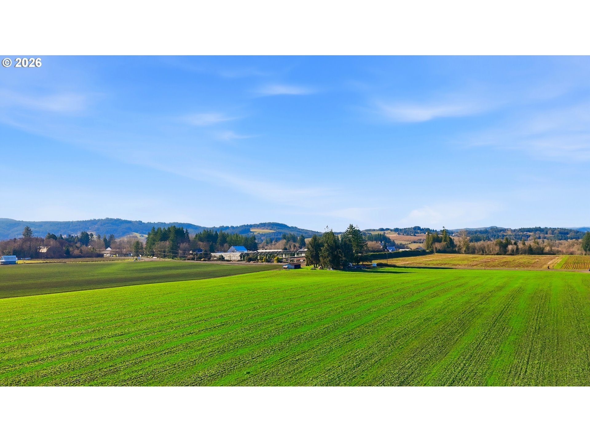 3678 Southwest Golf Course Road Cornelius, OR 97113 - Photo 6 of 14 a black and white photo of a grassy field