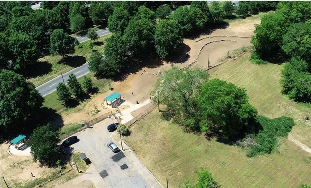a front view of a building with entryway