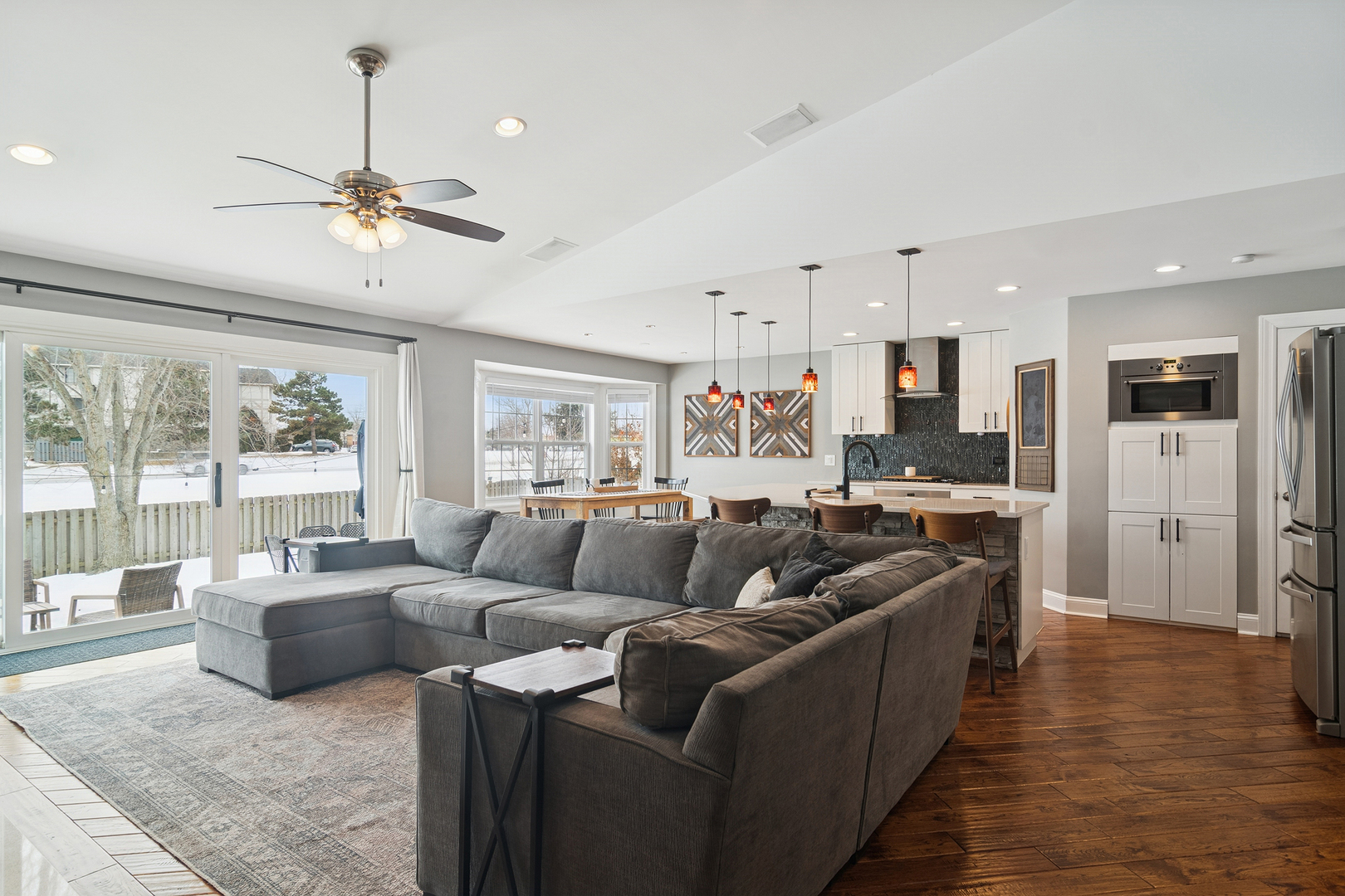 469 Pheasant Ridge Road Lake Zurich, IL 60047 - Photo 12 of 20 a living room with furniture kitchen and a large window