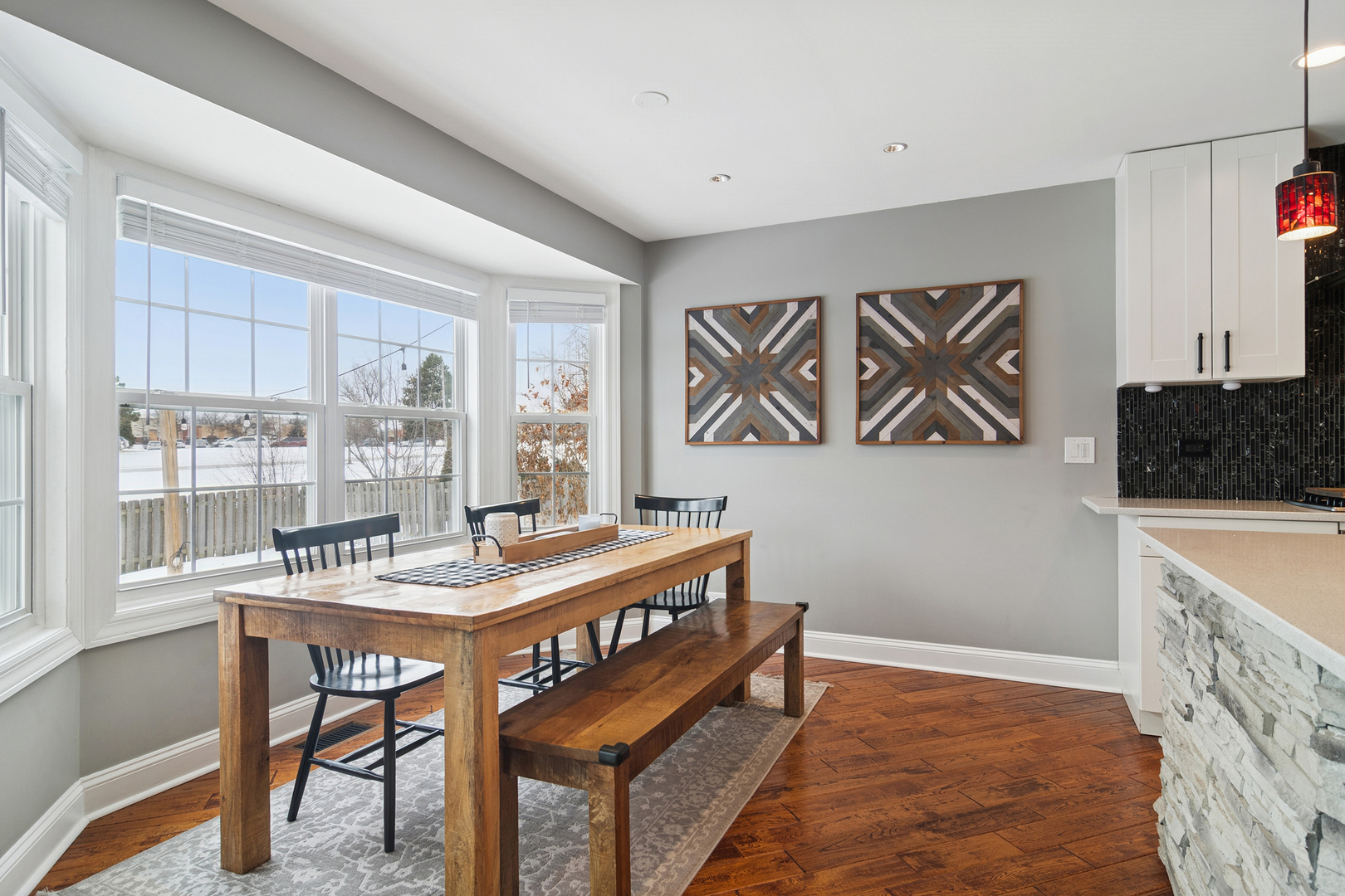 469 Pheasant Ridge Road Lake Zurich, IL 60047 - Photo 9 of 20 a view of a dining room with furniture window and outside view