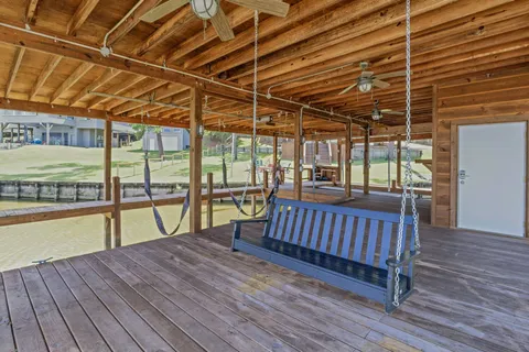 a view of a roof deck