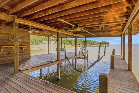 a view of a roof deck