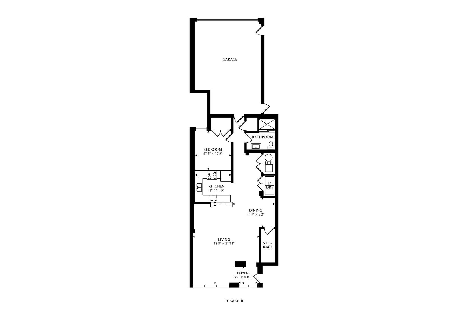 2122 West Rice Street, Unit 1 Chicago, IL 60622 - Photo 22 of 22 a picture of a floor plan