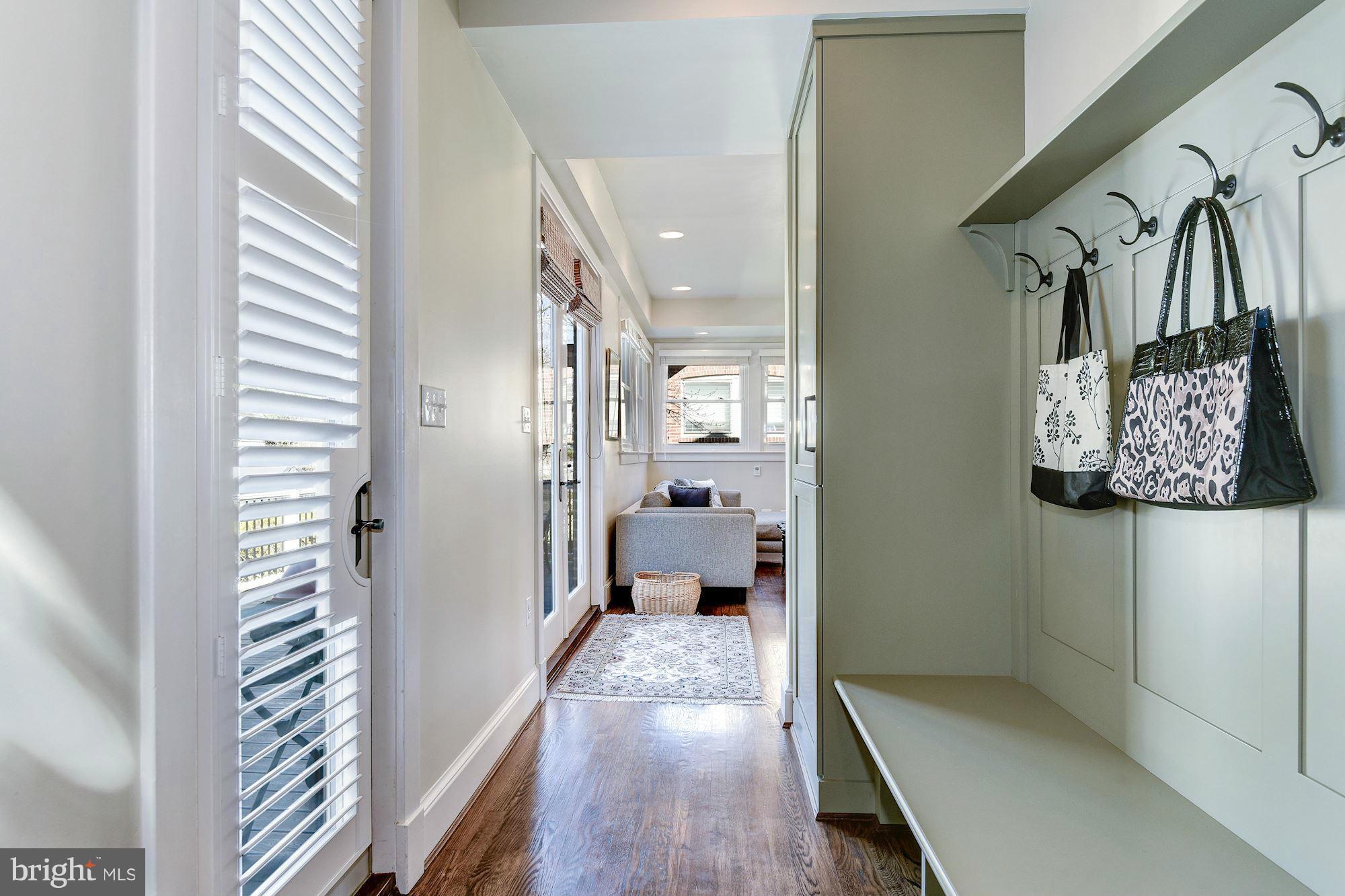 4534 Reno Road Northwest Washington, DC 20008 - Photo 11 of 25 Mud Room w/ Deck Access