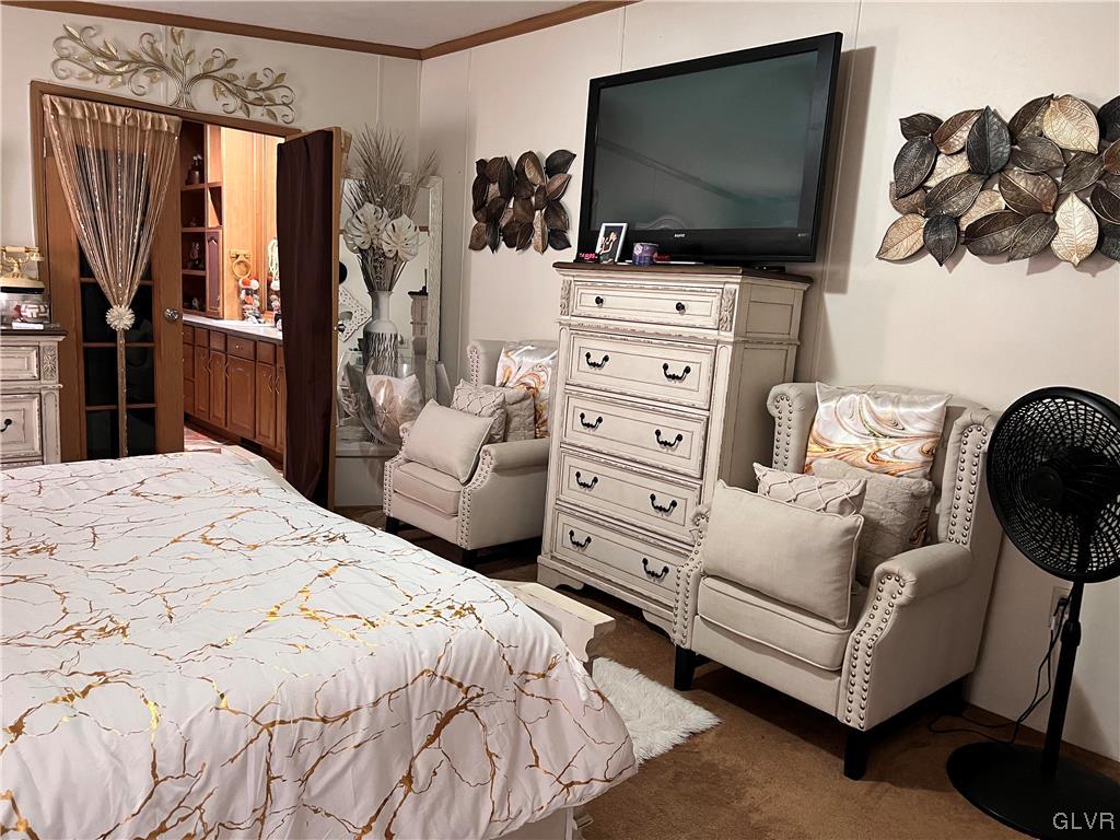 4205 Leopard Circle Orefield, PA 18069 - Photo 10 of 20 a bedroom with a bed and flat screen tv