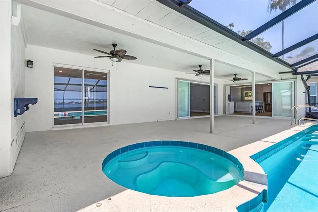 a view of yard with porch