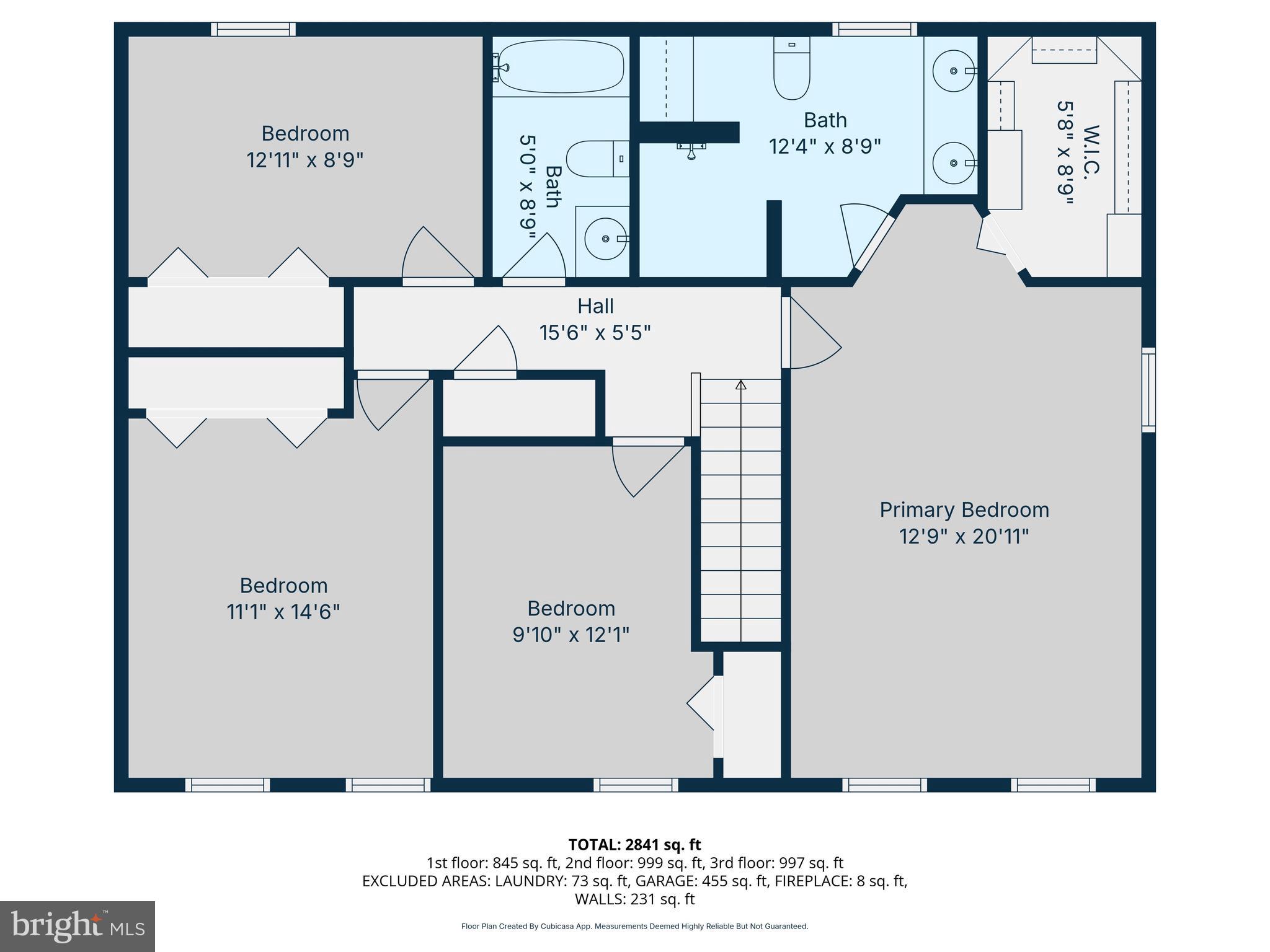 15303 Pine Tree Way Bowie, MD 20721 - Photo 74 of 75 Upper Level Floor Plan