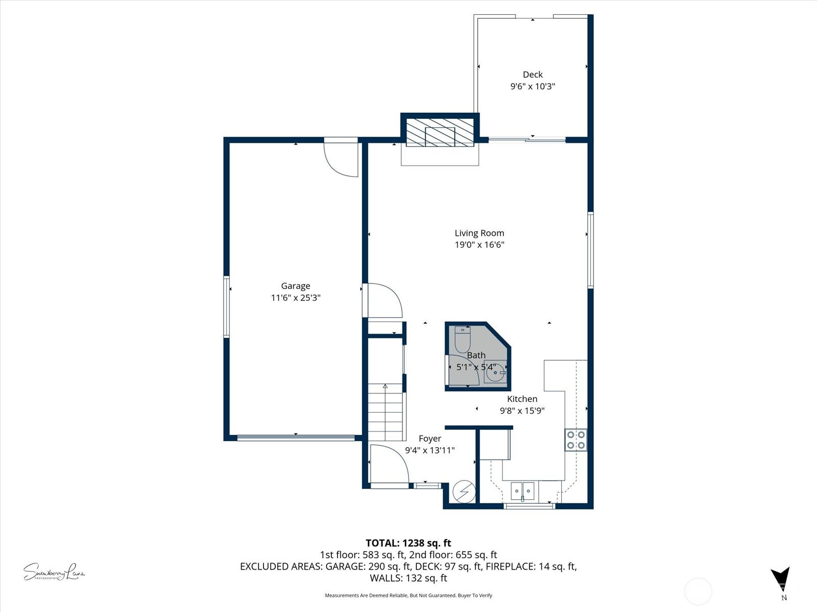 1282 Northwest Lanyard Loop, Unit 2 Oak Harbor, WA 98277 - Photo 29 of 32 a picture of a floor plan