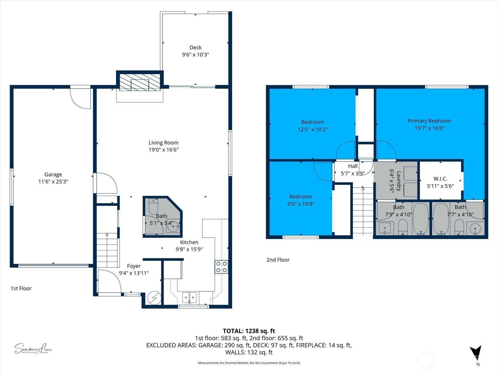1282 Northwest Lanyard Loop, Unit 2 Oak Harbor, WA 98277 - Photo 31 of 32 a picture of a floor plan